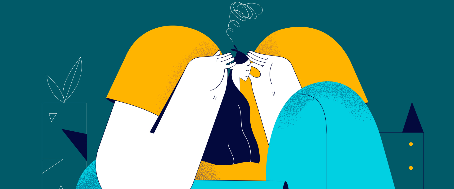 What are 3 causes of depression?